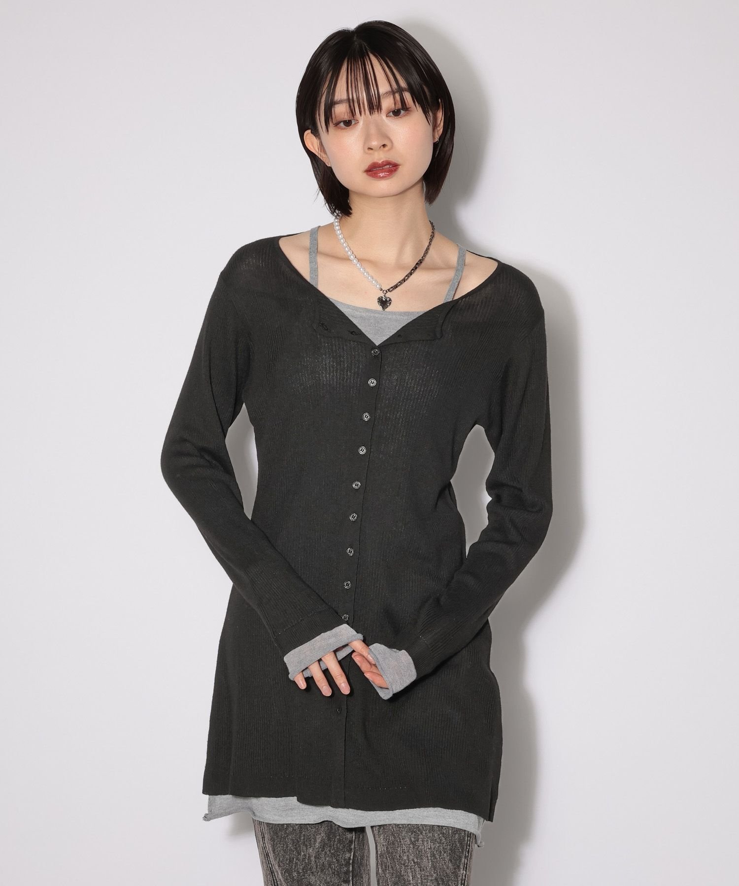 【ページボーイ/PAGEBOY】のレイヤードライクチュニックワンピース 大人の最旬トレンドファッション＆コーディネート founy(ファウニー) 　ファッション　Fashion　レディースファッション　Fashion for Women　ワンピース　Dresses　チュニック　Tunic Tops & Dresses　トレンド　Trend, Trending Now　ドッキング　Docking, Mixed Material　 other-1|ID: prp329100004974019 ipo3291000000037292311