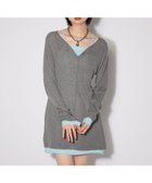 【ページボーイ/PAGEBOY】のレイヤードライクチュニックワンピース 大人の最旬トレンドファッション＆コーディネート founy(ファウニー) ファッション Fashion レディースファッション Fashion for Women ワンピース Dresses チュニック Tunic Tops & Dresses トレンド Trend, Trending Now ドッキング Docking, Mixed Material thumbnail チャコールグレー18|ID: prp329100004974019 ipo3291000000037292313