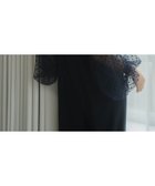 【アンドレスド/ANDRESD】の結婚式対応 フロッキードットチュール ワイドパンツ ネイビー|ID: prp329100004974021 ipo3291000000037292320