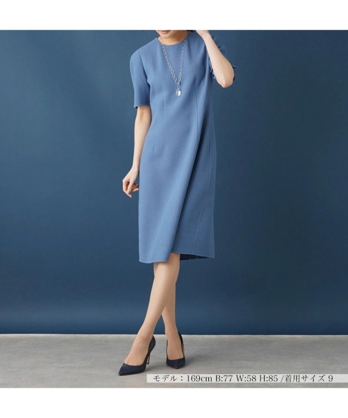 【レリアン/LEILIAN】のサックワンピース インテリア・キッズ・メンズ・レディースファッション・服の通販 founy(ファウニー) https://founy.com/ ファッション Fashion レディースファッション Fashion for Women ワンピース Dresses バランス Balance, Style Balance ポケット Pocket, Pocket Detail ラウンド Round, Round Neck リラックス Relax, Relaxed Fit 春 Spring |ID: prp329100004974031 ipo3291000000037292350