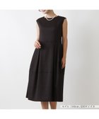 【レリアン/LEILIAN】の幾何学模様ノースリーブワンピース ネイビー|ID: prp329100004974032 ipo3291000000037292354