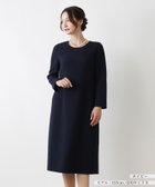 【レリアン/LEILIAN】のサックワンピース 大人の最旬トレンドファッション＆コーディネート founy(ファウニー) ファッション Fashion レディースファッション Fashion for Women ワンピース Dresses パターン Pattern, Design Print ポケット Pocket, Pocket Detail エレガント 上品 Elegant 秋 Autumn thumbnail ネイビー|ID: prp329100004974036 ipo3291000000037292364