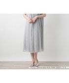 【レリアン/LEILIAN】の【店舗人気】チュールレースフレアワンピース ライトグレー|ID: prp329100004974045 ipo3291000000037292392
