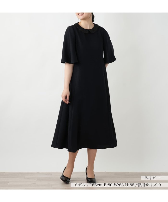 【レリアン/LEILIAN】の【店舗人気】フレアロングワンピ-ス インテリア・キッズ・メンズ・レディースファッション・服の通販 founy(ファウニー) https://founy.com/ ファッション Fashion レディースファッション Fashion for Women ワンピース Dresses フォーマル Formal, Dressy フレア Flare, Flared ポケット Pocket, Pocket Detail エレガント 上品 Elegant 人気 Popular, Best Seller |ID: prp329100004974051 ipo3291000000037292407