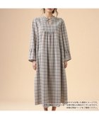 【レリアン/LEILIAN】のチェックフレアワンピース ベージュ|ID: prp329100004974061 ipo3291000000037292441