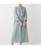 【レリアン/LEILIAN】のボウタイフレアワンピース【BOURGE】 スカイブルー|ID: prp329100004974066 ipo3291000000037292453