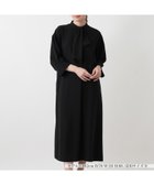 【レリアン/LEILIAN】のボウタイフレアワンピース【BOURGE】 ブラック|ID: prp329100004974066 ipo3291000000037292455