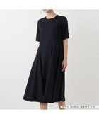 【レリアン/LEILIAN】のクルーネックフレアワンピース ネイビー|ID: prp329100004974067 ipo3291000000037292457