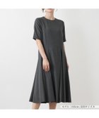 【レリアン/LEILIAN】のクルーネックフレアワンピース グレー|ID: prp329100004974067 ipo3291000000037292458