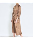 【レリアン/LEILIAN】のサテンベルテッドワンピース ブラウン系|ID: prp329100004974068 ipo3291000000037292461