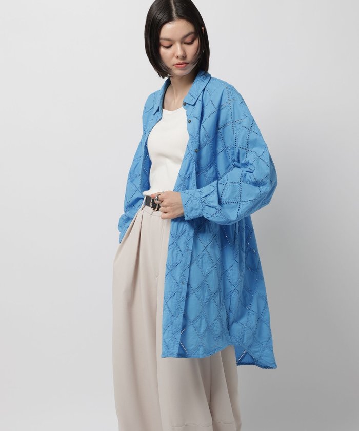 【ニコアンド/niko and】の刺繍チュニックシャツワンピース インテリア・キッズ・メンズ・レディースファッション・服の通販 founy(ファウニー) https://founy.com/ ファッション Fashion レディースファッション Fashion for Women ワンピース Dresses シャツワンピース / 1枚で着映えコーデ Shirt Dresses チュニック Tunic Tops & Dresses おすすめ Recommended / Our Picks インナー Innerwear シャツワンピ Shirt Dress, Shirt One-Piece チュニック Tunic, Long Top ボトム Bottoms, Lower Wear ルーズ Loose, Oversized 羽織 Haori, Light Jacket |ID: prp329100004974079 ipo3291000000037292492