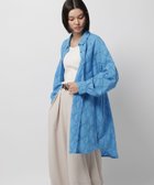 【ニコアンド/niko and】の刺繍チュニックシャツワンピース ブルー|ID: prp329100004974079 ipo3291000000037292493