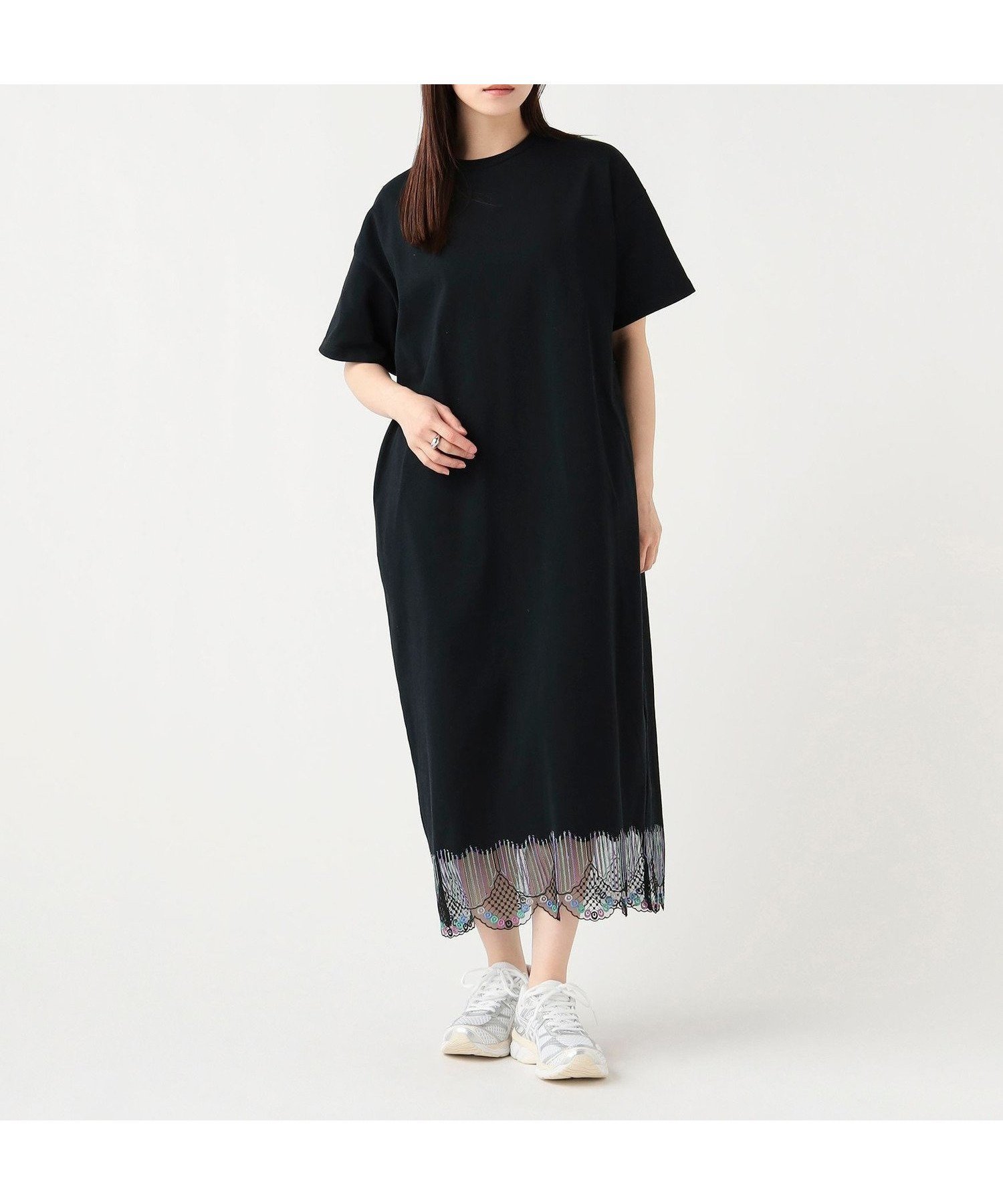 【ビームス ハート/BEAMS HEART】の裾 スカラレース ワンピース 26SS ウォッシャブル 旅行 大人の最旬トレンドファッション＆コーディネート founy(ファウニー) 　ファッション　Fashion　レディースファッション　Fashion for Women　ワンピース　Dresses　2026年　2026　2026春夏・S/S　Spring/Summer 2026 SS26　ウォッシャブル　Machine Washable　カットソー　Cut and Sewn Top　カラフル　Colorful Design　サンダル　Sandals, Summer Shoes　デニム　Denim, Jeans Material　リゾート　Resort, Vacation Style　リネン　Linen, Linen Fabric　リラックス　Relax, Relaxed Fit　レース　Lace, Lace Fabric　エレガント 上品　Elegant　旅行　Travel　 other-1|ID: prp329100004974080 ipo3291000000037292496