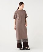 【ビームス ハート/BEAMS HEART】の裾 スカラレース ワンピース 26SS ウォッシャブル 旅行 大人の最旬トレンドファッション＆コーディネート founy(ファウニー) ファッション Fashion レディースファッション Fashion for Women ワンピース Dresses 2026年 2026 2026春夏・S/S Spring/Summer 2026 SS26 ウォッシャブル Machine Washable カットソー Cut and Sewn Top カラフル Colorful Design サンダル Sandals, Summer Shoes デニム Denim, Jeans Material リゾート Resort, Vacation Style リネン Linen, Linen Fabric リラックス Relax, Relaxed Fit レース Lace, Lace Fabric エレガント 上品 Elegant 旅行 Travel thumbnail BROWN|ID: prp329100004974080 ipo3291000000037292499