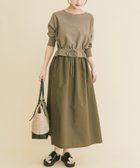 【アイテムズアーバンリサーチ/ITEMS URBAN RESEARCH】のニットドッキングワンピース ベージュ系その他|ID: prp329100004974089 ipo3291000000037292532