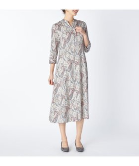 【キース/KEITH】の【Lサイズ】イングリッシュチンツワンピース 大人の最旬トレンドファッション＆コーディネート founy(ファウニー) ファッション Fashion レディースファッション Fashion for Women ワンピース Dresses ペイズリー Paisley, Ethnic Pattern リゾート Resort, Vacation Style ロング Long, Long-Length |ID:prp329100004974099