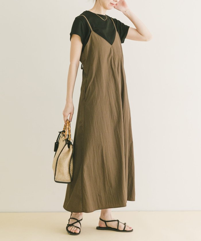 【アイテムズアーバンリサーチ/ITEMS URBAN RESEARCH】の『洗濯可』ワッシャーナイロンキャミワンピースセット(楽着シリーズ) インテリア・キッズ・メンズ・レディースファッション・服の通販 founy(ファウニー) https://founy.com/ ファッション Fashion レディースファッション Fashion for Women ワンピース Dresses キャミソールワンピース Camisole Dresses 2026年 2026 2026春夏・S/S Spring/Summer 2026 SS26 インナー Innerwear キャミワンピース Cami Dress, Slip Dress 夏 Summer S/S・春夏 SS, Spring/Summer, Warm Season |ID: prp329100004974119 ipo3291000000037292644