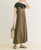 【アイテムズアーバンリサーチ/ITEMS URBAN RESEARCH】の『洗濯可』ワッシャーナイロンキャミワンピースセット(楽着シリーズ) ブラウン系その他|ID: prp329100004974119 ipo3291000000037292645