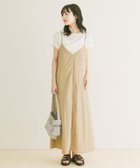 【アイテムズアーバンリサーチ/ITEMS URBAN RESEARCH】の『洗濯可』ワッシャーナイロンキャミワンピースセット(楽着シリーズ) ベージュ系その他|ID: prp329100004974119 ipo3291000000037292646