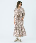 【ローズバッド/ROSE BUD】のBLOCK PRINT SMOCK OP 大人の最旬トレンドファッション＆コーディネート founy(ファウニー) ファッション Fashion レディースファッション Fashion for Women ワンピース Dresses アクセサリー Fashion Accessories インド Indian Textile ヴィンテージ Vintage Style コレクション Collection, Seasonal Line サンダル Sandals, Summer Shoes スニーカー Sneakers, Trainers スモック Smock, Smock Dress 時計 Watch, Wristwatch ネップ Nepp, Slub Yarn 人気 Popular, Best Seller ブロック Block, Solid Block Pattern プリント Print, Printed Pattern モダン Modern, Contemporary リゾート Resort, Vacation Style ルーズ Loose, Oversized ワイド Wide, Wide Fit おすすめ Recommended / Our Picks 夏 Summer thumbnail BROWN|ID: prp329100004974121 ipo3291000000037292653