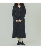 【ローズバッド/ROSE BUD】のDENIM VOLUME SLEEVE DRESS 大人の最旬トレンドファッション＆コーディネート founy(ファウニー) ファッション Fashion レディースファッション Fashion for Women トップス・カットソー Cut & Sew Tops ボリューム袖・フリルスリーブブラウス Voluminous & Ruffle Sleeves / Puffy Sleeve Tops ワンピース Dresses フォーマル・パーティードレス・結婚式用ドレス Elegant & Casual Dresses インディゴ Indigo Denim ヴィンテージ Vintage Style スタンダード Standard, Basic デコルテ Décolleté, Neckline デニム Denim, Jeans Material バランス Balance, Style Balance フロント Front, Front Design 羽織 Haori, Light Jacket エレガント 上品 Elegant thumbnail BLACK|ID: prp329100004974122 ipo3291000000037292656
