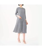 【シビラ/SYBILLA】のジオメトリックオパールドレス 大人の最旬トレンドファッション＆コーディネート founy(ファウニー) ファッション Fashion レディースファッション Fashion for Women ワンピース Dresses フォーマル・パーティードレス・結婚式用ドレス Elegant & Casual Dresses シンプル Simple, Minimal スタイリッシュ Stylish, Fashionable ドレス Dress, One-Piece フレア Flare, Flared リボン Ribbon, Bow 冬 Winter / This Winter 夏 Summer 春 Spring 秋 Autumn 羽織 Haori, Light Jacket thumbnail ブラック×ブルー|ID: prp329100004974129 ipo3291000000037292676
