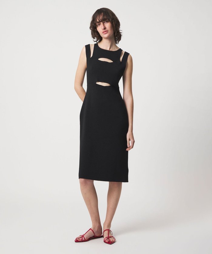 【ビューティ&ユース ユナイテッドアローズ/BEAUTY&YOUTH / UNITED ARROWS】の6(ROKU) ホール ワンピース インテリア・キッズ・メンズ・レディースファッション・服の通販 founy(ファウニー) https://founy.com/ ファッション Fashion レディースファッション Fashion for Women ワンピース Dresses ガーリー Girly, Feminine Style サンダル Sandals, Summer Shoes シューズ Shoes, Footwear シンプル Simple, Minimal ジャケット Jacket, Outerwear スリット Slit, Slit Detail フラット Flat, Flat Shoes フロント Front, Front Design |ID: prp329100004974134 ipo3291000000037292688