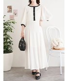 【ルディックパーク/LUDIC PARK】のSET バックリボンカーディガン×キャミソールフレアワンピース アイボリー|ID: prp329100004974139 ipo3291000000037292705