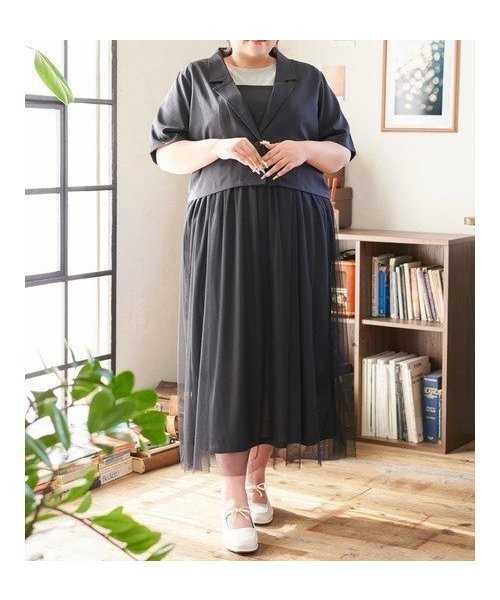 【ジェイ アンド シュプール/Re J&SUPURE】の【Kannaコラボ】 SET ジャケット×チュールジャンスカアンサンブル インテリア・キッズ・メンズ・レディースファッション・服の通販 founy(ファウニー) 　ファッション　Fashion　レディースファッション　Fashion for Women　アウター　Coat / Outerwear Collection　レディースジャケット・軽アウター　Jackets　アクセサリー　Fashion Accessories　キャップ　Cap, Baseball Cap　クロップド　Cropped, Short Length　コラボ　Collaboration, Collab　今季　This Season, Current Season　サンダル　Sandals, Summer Shoes　ジャケット　Jacket, Outerwear　スウェット / スエット　Sweatshirt, Sweatwear　スニーカー　Sneakers, Trainers　スポーティ　Sporty, Casual Athletic　セットアップ　Set-Up, Coordinated Outfit　チュール　Tulip, Tulip Motif　フェミニン　Feminine, Girly　ポケット　Pocket, Pocket Detail　マーメイド　Mermaid, Fishtail Silhouette　おすすめ　Recommended / Our Picks　黒|ID: prp329100004974145 ipo3291000000037292724