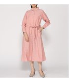 【クロコダイル/CROCODILE】のCROCODILE/ドビー シャツ ワンピース 大人の最旬トレンドファッション＆コーディネート founy(ファウニー) ファッション Fashion レディースファッション Fashion for Women ワンピース Dresses シャツワンピース / 1枚で着映えコーデ Shirt Dresses シャンブレー Chambray, Denim-Like Fabric ストライプ Stripe, Striped Pattern thumbnail ピンク|ID: prp329100004974158 ipo3291000000037292764