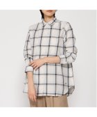 【クロコダイル/CROCODILE】のCROCODILE/リネンブレンド チェック柄 チュニック 大人の最旬トレンドファッション＆コーディネート founy(ファウニー) ファッション Fashion レディースファッション Fashion for Women トップス・カットソー Cut & Sew Tops チェック Check, Plaid, Tartan チュニック Tunic, Long Top ベーシック Basic, Essential リネン Linen, Linen Fabric thumbnail ホワイト|ID: prp329100004974159 ipo3291000000037292767