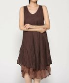 【ジーンズメイト/JEANS MATE】のC-FORT POINT/インド綿 無地 ワンピース ブラウン|ID: prp329100004974160 ipo3291000000037292770