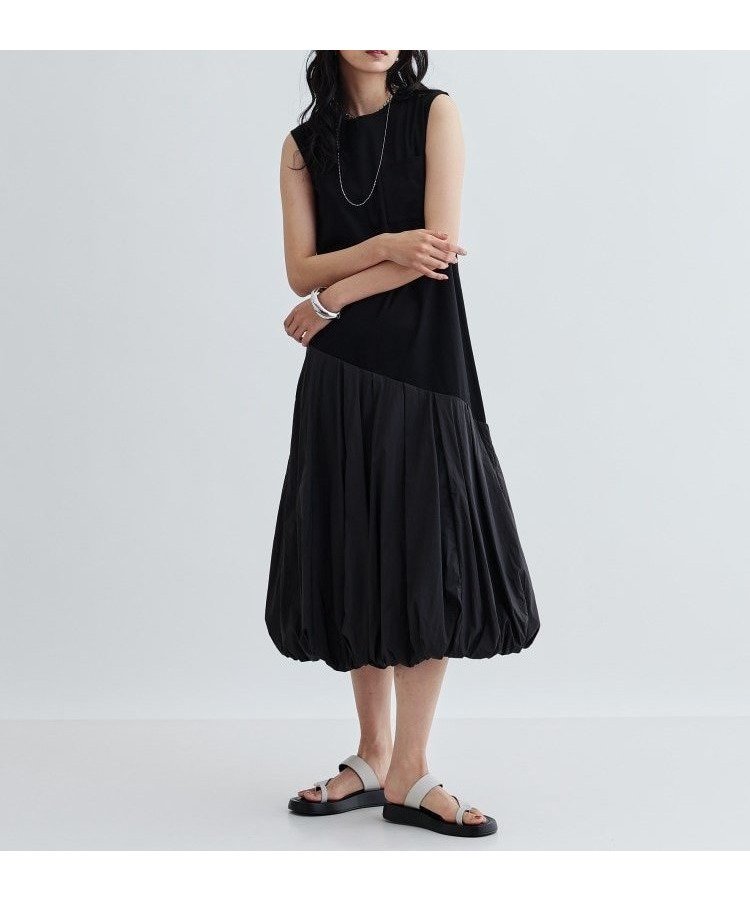 【その他のブランド/Other】のバルーン切替ワンピース 大人の最旬トレンドファッション＆コーディネート founy(ファウニー) 　ファッション　Fashion　レディースファッション　Fashion for Women　ワンピース　Dresses　アクセサリー　Fashion Accessories　シューズ　Shoes, Footwear　シンプル　Simple, Minimal　スニーカー　Sneakers, Trainers　スマート　Smart, Elegant　バランス　Balance, Style Balance　バルーン　Balloon, Balloon Silhouette　ファブリック　Fabric, Textile　フィット　Fit, Slim Fit　フラット　Flat, Flat Shoes　リラックス　Relax, Relaxed Fit　切替　Switching, Contrast Panel　 other-1|ID: prp329100004974170 ipo3291000000037292803