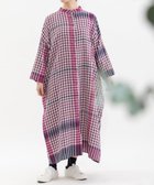 【プードゥドゥ/POU DOU DOU】のコットンリネンキッチンクロス風パネルチェック2wayワンピース 大人の最旬トレンドファッション＆コーディネート founy(ファウニー) ファッション Fashion レディースファッション Fashion for Women ワンピース Dresses ギンガム Gingham, Gingham Fabric シンプル Simple, Minimal スマート Smart, Elegant チェック Check, Plaid, Tartan フォルム Silhouette, Form ボトルネック Bottle Neck, Mock Neck ポケット Pocket, Pocket Detail リネン Linen, Linen Fabric リラックス Relax, Relaxed Fit thumbnail ピンク|ID: prp329100004974191 ipo3291000000037292877