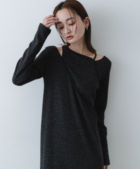 【センスオブプレイス/SENSE OF PLACE by URBAN RESEARCH】のレイヤードデザインリブワンピース 大人の最旬トレンドファッション＆コーディネート founy(ファウニー) ファッション Fashion レディースファッション Fashion for Women ワンピース Dresses アシンメトリー Asymmetrical Style カットソー Cut and Sewn Top シンプル Simple, Minimal スリット Slit, Slit Detail パイピング Piping, Trim Design モダン Modern, Contemporary ワンポイント One Point, Statement Accent S/S・春夏 SS, Spring/Summer, Warm Season 夏 Summer 2026年 2026 2026春夏・S/S Spring/Summer 2026 SS26 |ID:prp329100004974196