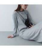 【センスオブプレイス/SENSE OF PLACE by URBAN RESEARCH】のレイヤードデザインリブワンピース 大人の最旬トレンドファッション＆コーディネート founy(ファウニー) ファッション Fashion レディースファッション Fashion for Women ワンピース Dresses アシンメトリー Asymmetrical Style カットソー Cut and Sewn Top シンプル Simple, Minimal スリット Slit, Slit Detail パイピング Piping, Trim Design モダン Modern, Contemporary ワンポイント One Point, Statement Accent S/S・春夏 SS, Spring/Summer, Warm Season 夏 Summer 2026年 2026 2026春夏・S/S Spring/Summer 2026 SS26 thumbnail ライトグレー|ID: prp329100004974196 ipo3291000000037292897