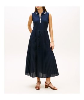 【トミーヒルフィガー/TOMMY HILFIGER】の1985 ノースリーブプリーツポロワンピース 大人の最旬トレンドファッション＆コーディネート founy(ファウニー) ファッション Fashion レディースファッション Fashion for Women ワンピース Dresses アメリカン American Style クラシック Classic, Timeless Style ゴルフ Golf ストライプ Stripe, Striped Pattern スポーティ Sporty, Casual Athletic デニム Denim, Jeans Material ノースリーブ Sleeveless, No-Sleeve プリーツ Pleats, Pleated モダン Modern, Contemporary 人気 Popular, Best Seller |ID:prp329100004974197