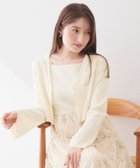 【インデックス/INDEX】の《ツインセット》カーディガン*ニットドッキングワンピース【洗濯機OK】 アイボリー|ID: prp329100004974231 ipo3291000000037391530