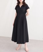 【ナチュラルクチュール/natural couture】のフロント釦スキッパーワンピース 大人の最旬トレンドファッション＆コーディネート founy(ファウニー) ファッション Fashion レディースファッション Fashion for Women ワンピース Dresses カーディガン Cardigan, Knitwear シャーリング Shirring, Ruched シューズ Shoes, Footwear ジャケット Jacket, Outerwear スキッパー Skipper, Open Collar デコルテ Décolleté, Neckline フラット Flat, Flat Shoes フロント Front, Front Design リラックス Relax, Relaxed Fit ロング Long, Long-Length 再入荷 Restock / Back in Stock エレガント 上品 Elegant 2026年 2026 2026春夏・S/S Spring/Summer 2026 SS26 thumbnail ブラック|ID: prp329100004974237 ipo3291000000037293058