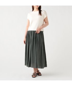 【ビームス ハート/BEAMS HEART】のフレンチ スリーブ プルオーバー * フレア スカート(セットアイテム) 26SS 旅行 大人の最旬トレンドファッション＆コーディネート founy(ファウニー) ファッション Fashion レディースファッション Fashion for Women スカート Skirts Aライン・フレアスカート A-Line & Flared Skirts ギャザー Gathered, Ruffled スリーブ Sleeve, Long Sleeve / Short Sleeve セットアップ Set-Up, Coordinated Outfit ダウン Down, Puffer デニム Denim, Jeans Material バランス Balance, Style Balance フレア Flare, Flared フレンチ French, French Style 夏 Summer 旅行 Travel エレガント 上品 Elegant 2026年 2026 2026春夏・S/S Spring/Summer 2026 SS26 |ID:prp329100004974282