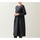 【ミゼール/MISSEL】の【洗える・体型カバー・L~4Lサイズ】ドッキングワンピース 大人の最旬トレンドファッション＆コーディネート founy(ファウニー) ファッション Fashion レディースファッション Fashion for Women ワンピース Dresses エレガント 上品 Elegant 洗える Machine Washable ジャケット Jacket, Outerwear ストレッチ Stretch, Stretchy Fabric タフタ Taffeta, Structured Fabric ドッキング Docking, Mixed Material 長袖 Long Sleeve, Full Sleeve ボーダー Border, Stripe ポケット Pocket, Pocket Detail レギンス Leggings, Stretch Pants おすすめ Recommended / Our Picks thumbnail ダークブルー|ID: prp329100004974290 ipo3291000000037293243