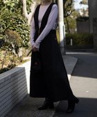 【ユニバーサル オーバーオール/UNIVERSAL OVERALL】のMIX JUMPER SK 大人の最旬トレンドファッション＆コーディネート founy(ファウニー) ファッション Fashion レディースファッション Fashion for Women スカート Skirts インナー Innerwear スニーカー Sneakers, Trainers タートルネック Turtleneck, High Neck 定番 Standard, Basic Item バランス Balance, Style Balance ワーク Workwear, Utility Style 冬 Winter / This Winter おすすめ Recommended / Our Picks thumbnail BLACK|ID: prp329100004974296 ipo3291000000037293261