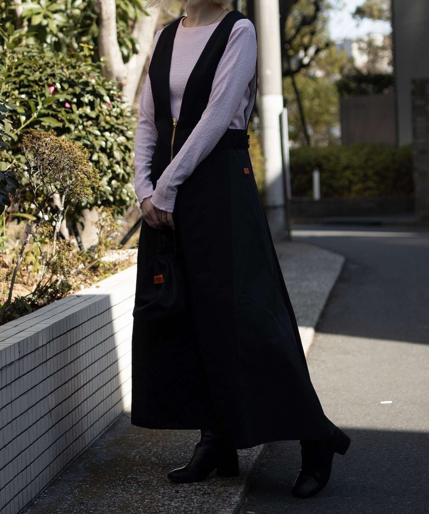 【ユニバーサル オーバーオール/UNIVERSAL OVERALL】のMIX JUMPER SK インテリア・キッズ・メンズ・レディースファッション・服の通販 founy(ファウニー) 　ファッション　Fashion　レディースファッション　Fashion for Women　スカート　Skirts　インナー　Innerwear　スニーカー　Sneakers, Trainers　タートルネック　Turtleneck, High Neck　定番　Standard, Basic Item　バランス　Balance, Style Balance　ワーク　Workwear, Utility Style　冬　Winter / This Winter　おすすめ　Recommended / Our Picks　BLACK|ID: prp329100004974296 ipo3291000000037293261