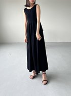 【オル/Olu】のバックシャンノースリニットワンピース black|ID: prp329100004974300 ipo3291000000037293276