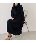 【ジャイロ/JAYRO】のボウタイプリーツワンピース ネイビー(40)|ID: prp329100004974311 ipo3291000000037293311
