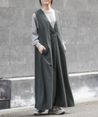 【アーバンリサーチ ドアーズ/URBAN RESEARCH DOORS】のFORK SPOON フロントタックフレアワンピース グリーン系その他|ID: prp329100004974316 ipo3291000000037293327