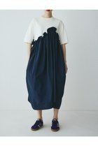 【ヘリンドットサイ/HeRIN.CYE】のWave frill cut dress NVY|ID: prp329100004974318 ipo3291000000037293337