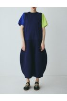 【ヘリンドットサイ/HeRIN.CYE】のDocking balloon hem dress 柄NVY5|ID: prp329100004974323 ipo3291000000037293355