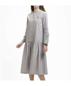 【ラコステ/LACOSTE】のバンドカラーロングシャツドレス / ストライプシャツワンピース 大人の最旬トレンドファッション＆コーディネート founy(ファウニー) ファッション Fashion レディースファッション Fashion for Women ワンピース Dresses フォーマル・パーティードレス・結婚式用ドレス Elegant & Casual Dresses シャツワンピース / 1枚で着映えコーデ Shirt Dresses ギャザー Gathered, Ruffled ストライプ Stripe, Striped Pattern thumbnail ホワイト|ID: prp329100004974332 ipo3291000000037293390