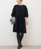 【ジャーナルスタンダード レリューム/JOURNAL STANDARD relume】の《WEB限定追加》ウォッシャブルペプラムチュニック 大人の最旬トレンドファッション＆コーディネート founy(ファウニー) ファッション Fashion レディースファッション Fashion for Women トップス・カットソー Cut & Sew Tops 2025年 2025 2025-2026秋冬・A/W Autumn/Winter 2025–26 AW25–26 チュニック Tunic, Long Top 今季 This Season, Current Season 冬 Winter / This Winter 春 Spring thumbnail ブラック|ID: prp329100004974334 ipo3291000000037293397